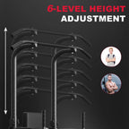 Dip Station, Pull Up Bar Adjustable Home Workout