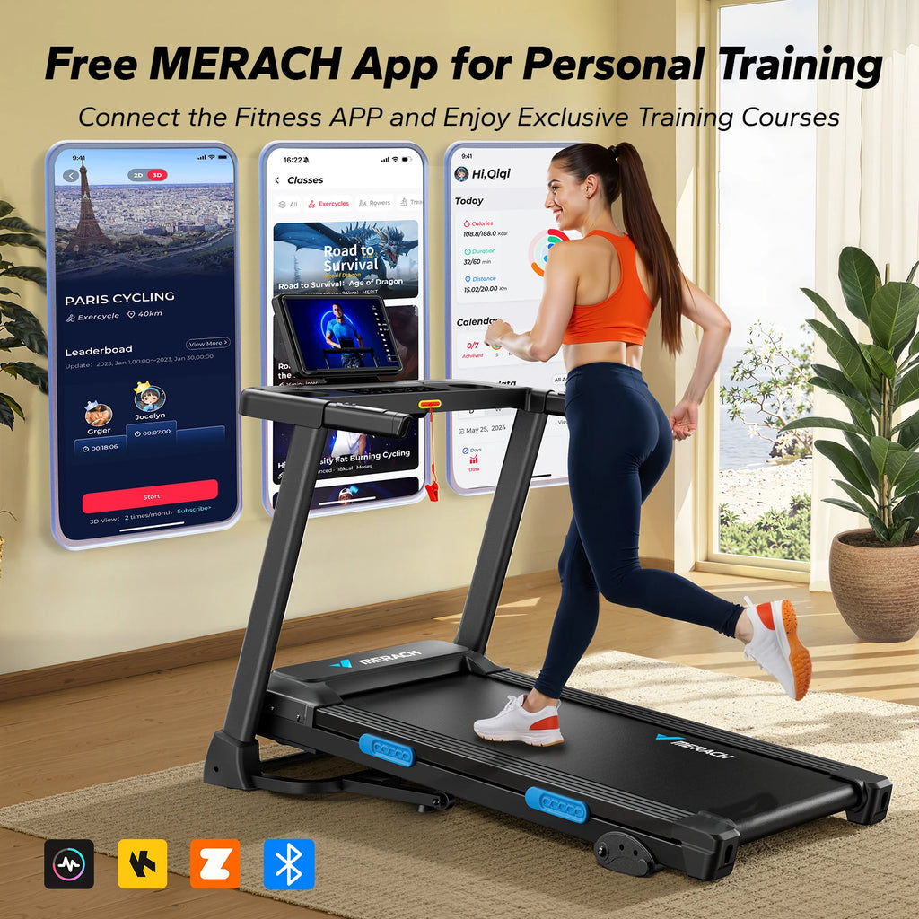 Cardio Fitness Foldable Treadmill