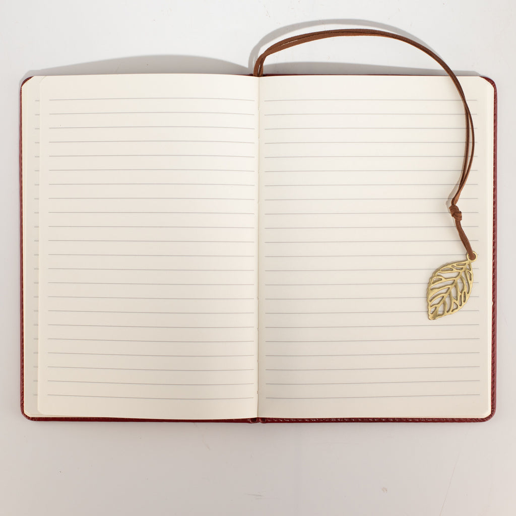 A5 Intention Note Book - LCD Wipe Screen - Red Leather Effect - 80 Leafs