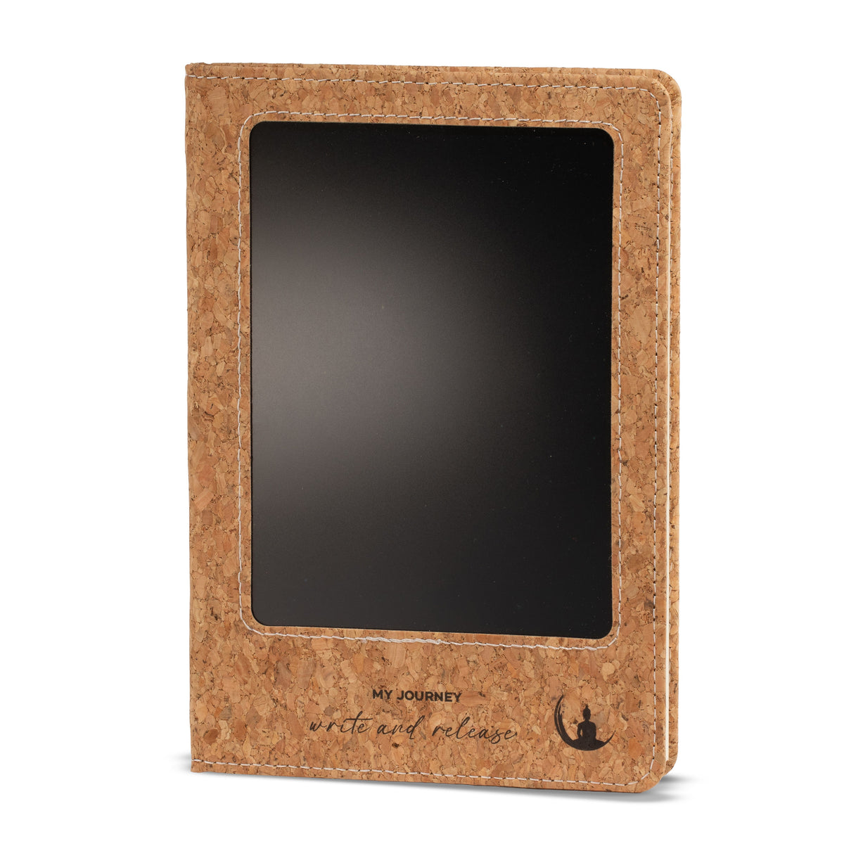 A5 Intention Note Book - LCD Wipe Screen - Cork Leather Effect - 80 Leafs