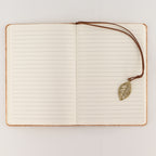 A5 Intention Note Book - LCD Wipe Screen - Cork Leather Effect - 80 Leafs