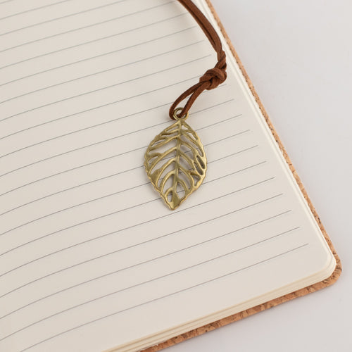 A5 Intention Note Book - LCD Wipe Screen - Cork Leather Effect - 80 Leafs