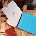 13 inch Laptop Padded Pouch - Crazy Yellow