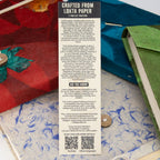 Patchwork Notebook – Large (21x15cm) – 45 Leaves – Includes Bookmark – Multi Colour