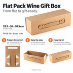 Luxury Wine & Hamper Gift Box - Ivory