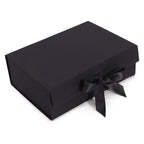 Luxury Gift Boxes With Bow – Black Set of 3