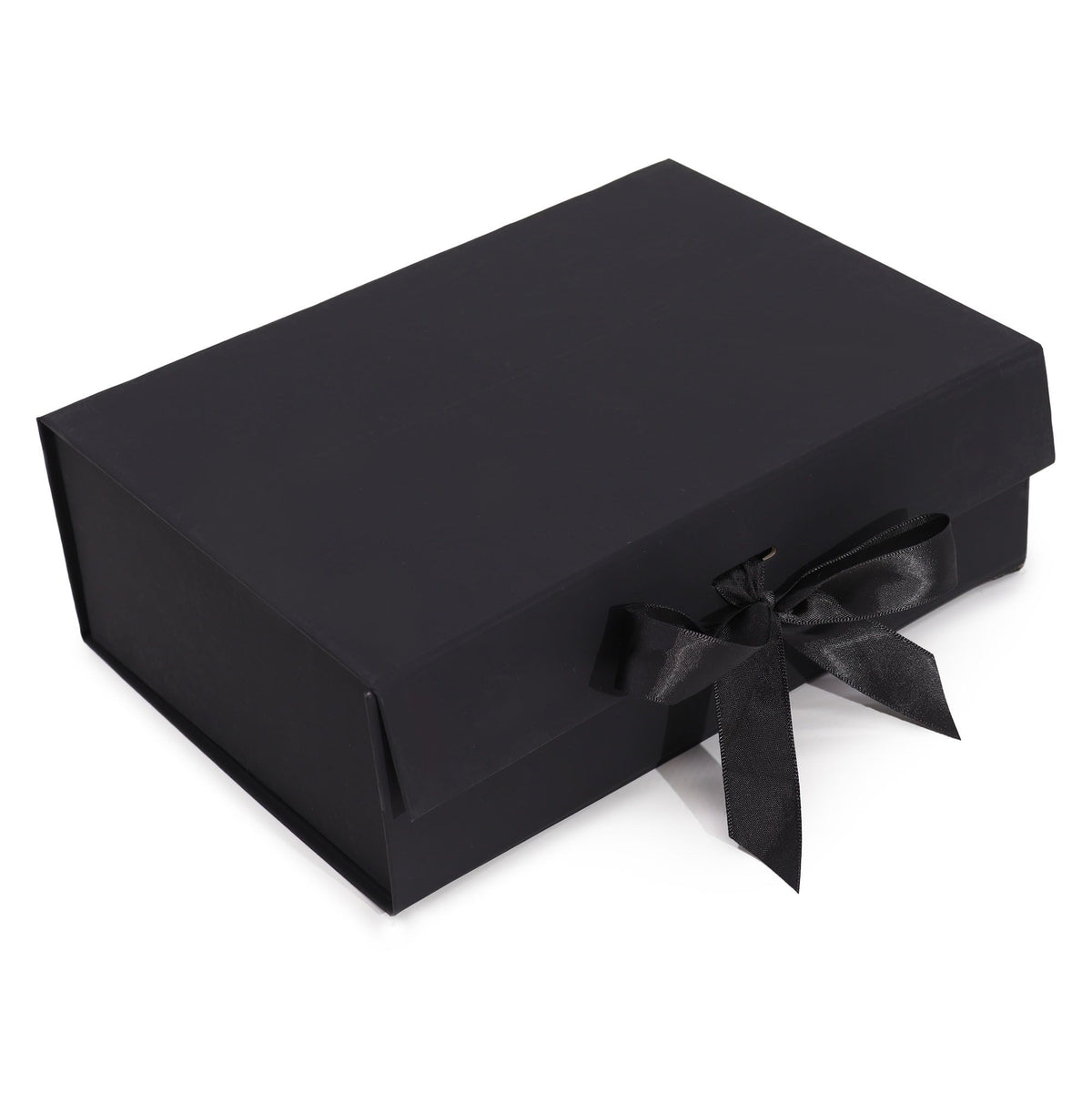 Luxury Gift Boxes With Bow – Black Set of 3