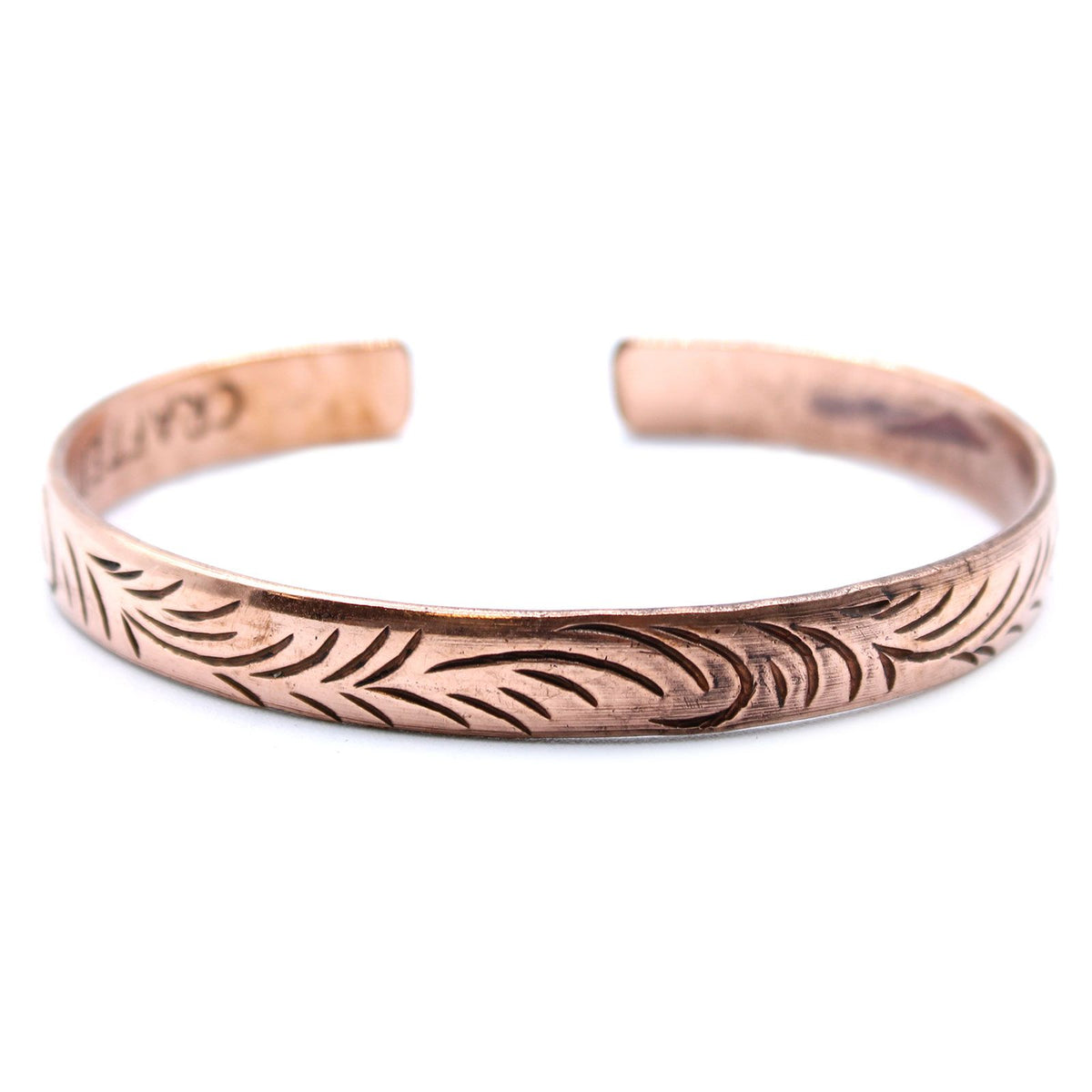 Handcrafted Brass & Copper Cuff Bracelets - Set of 2