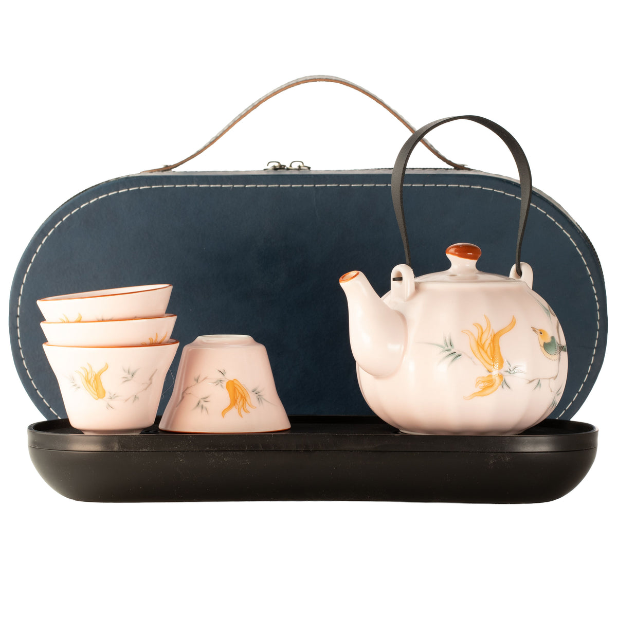Travel Teapot Set & Four Cups
