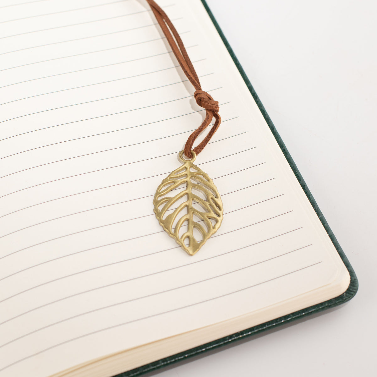 A5 Intention Note Book - LCD Wipe Screen - Green Leather Effect - 80 Leafs
