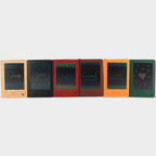A5 Intention Note Book - LCD Wipe Screen - Red Leather Effect - 80 Leafs
