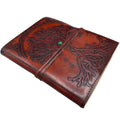 Large Tree of Life Leather Journal – 20x16x2cm