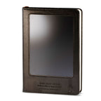 A5 Intention Note Book - LCD Wipe Screen - Black Leather Effect - 80 Leafs