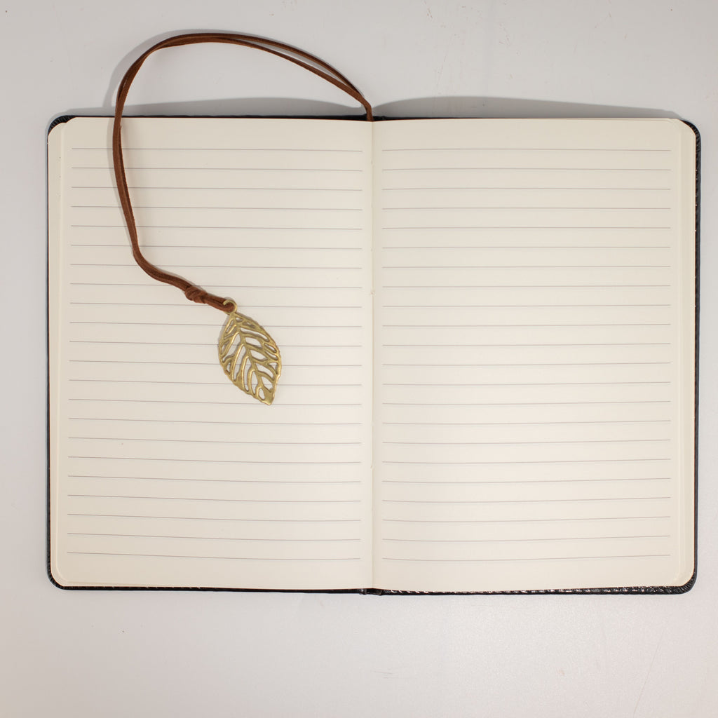 A5 Intention Note Book - LCD Wipe Screen - Black Leather Effect - 80 Leafs
