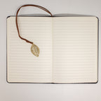 A5 Intention Note Book - LCD Wipe Screen - Black Leather Effect - 80 Leafs