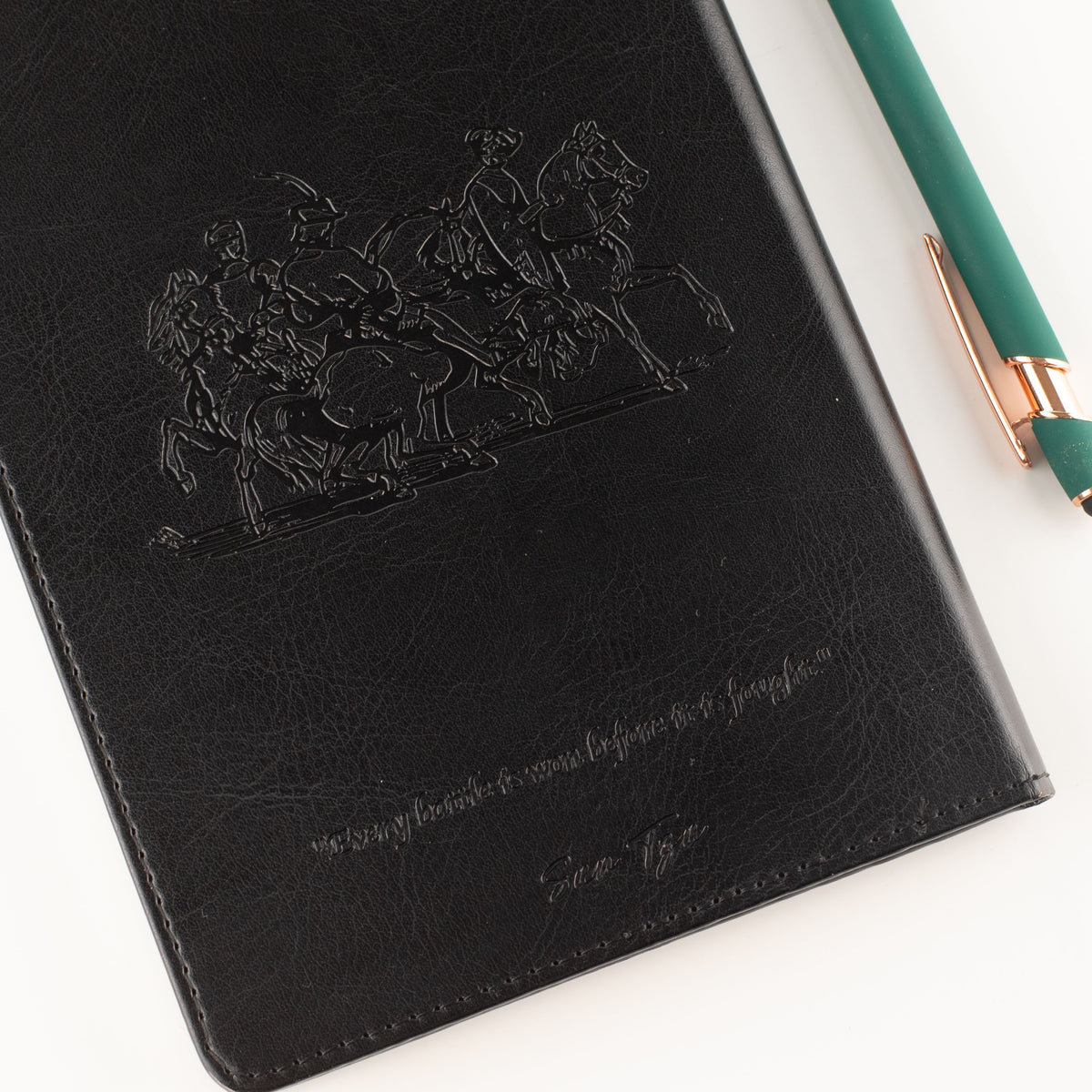 A5 Intention Note Book - LCD Wipe Screen - Black Leather Effect - 80 Leafs