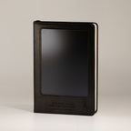 A5 Intention Note Book - LCD Wipe Screen - Black Leather Effect - 80 Leafs