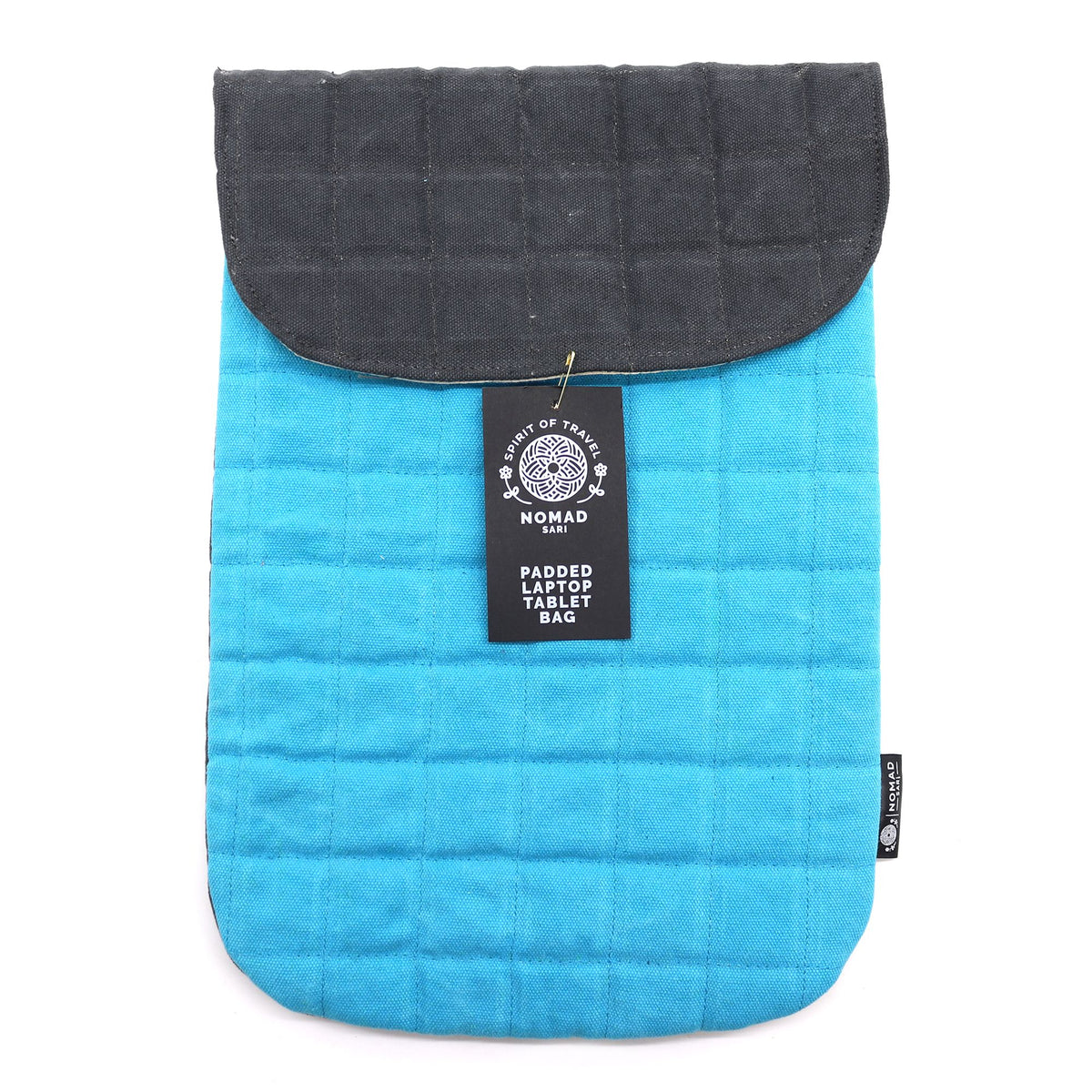 Laptop Padded Pouch - Terrific Turquoise