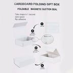 Luxury Gift Boxes With Bow – Black Set of 3