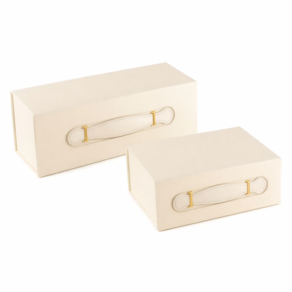 Luxury Wine & Hamper Gift Box - Ivory