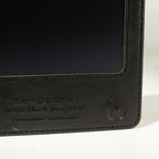 A5 Intention Note Book - LCD Wipe Screen - Black Leather Effect - 80 Leafs