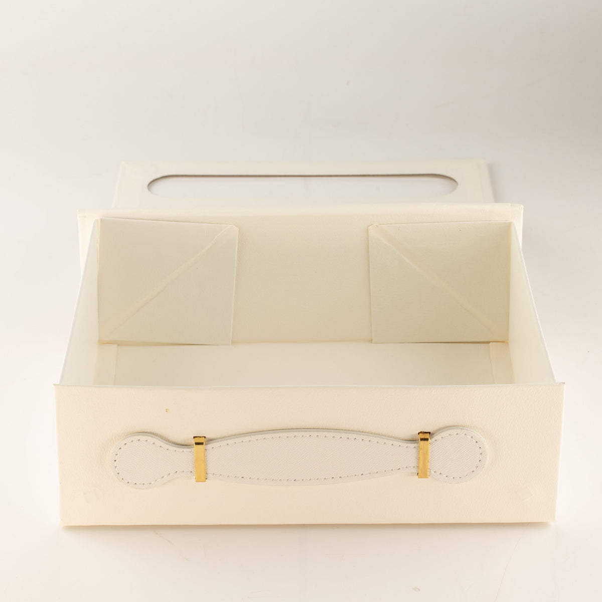 4 Luxury Hamper Gift Boxes - 2 White / 2 Black