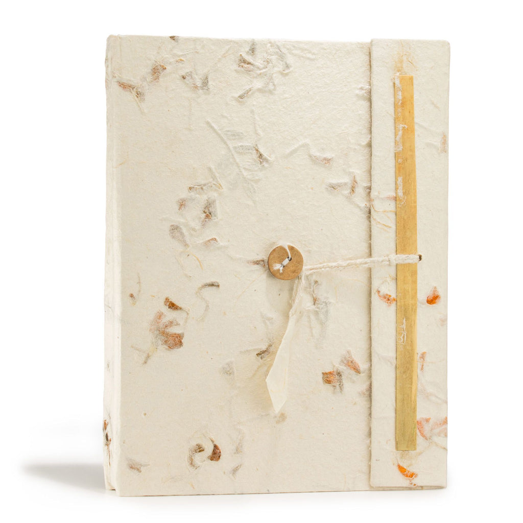 Flowers Notebook – Large (21x15cm) – 45 Leaves – Includes Bookmark