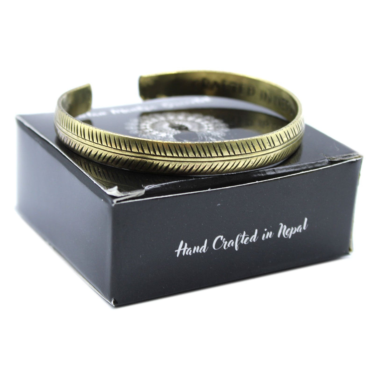 Handcrafted Brass & Copper Cuff Bracelets - Set of 2