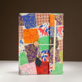 Patchwork Notebook – Large (21x15cm) – 45 Leaves – Includes Bookmark – Multi Colour